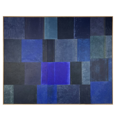 variations on blue 65 x 81 cm